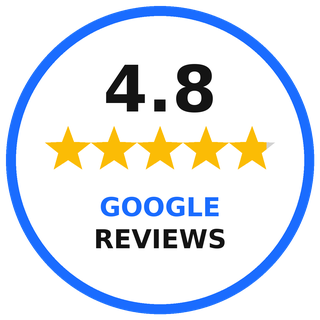 Rated 4.8 stars on Google reviews